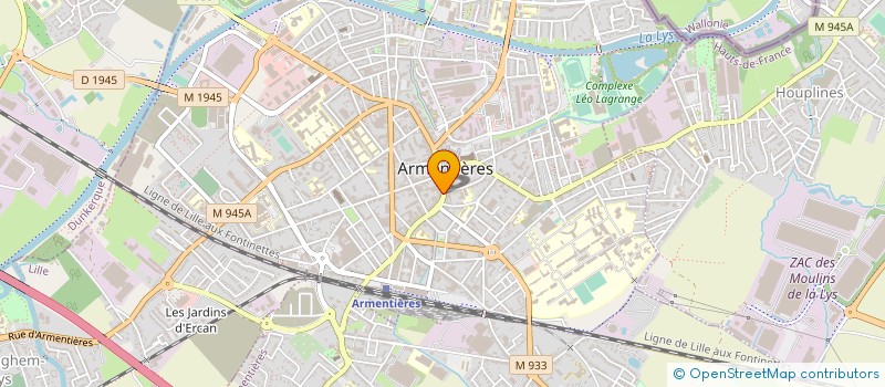 localisation de l'entreprise MONSIEUR CLEMENT LE GROUMELLEC  ARMENTIERES