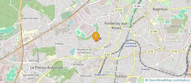 localisation de l'entreprise MONSIEUR CLEMENT LE PECHON à FONTENAY-AUX-ROSES