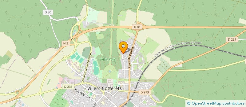 localisation de l'entreprise MONSIEUR CLEMENT LEBALEUR  VILLERS-COTTERETS