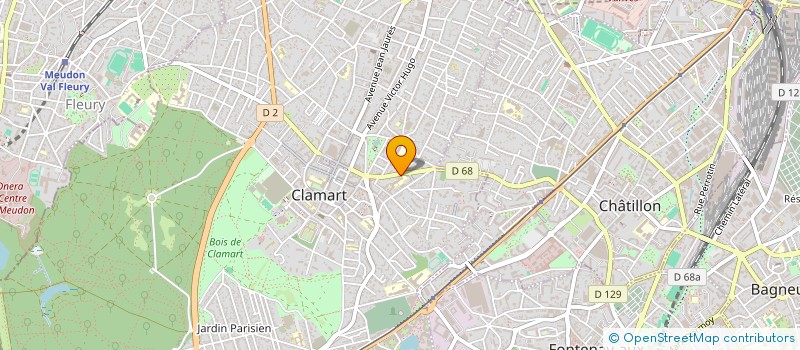 localisation de l'entreprise MONSIEUR CLEMENT LEBOUCHARD à CLAMART