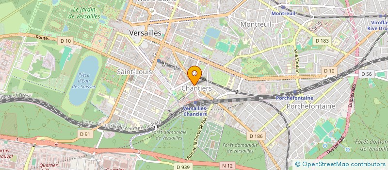 localisation de l'entreprise MONSIEUR CLEMENT LEBOURGEOIS à VERSAILLES