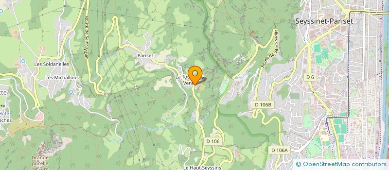 localisation de l'entreprise MONSIEUR CLEMENT LECCHINI  SEYSSINET-PARISET