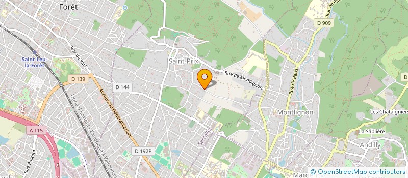 localisation de l'entreprise MONSIEUR CLEMENT LECHEVIN à SAINT-PRIX