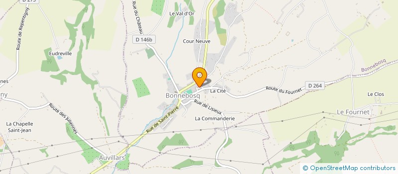 localisation de l'entreprise MONSIEUR CLEMENT LECLERC  BONNEBOSQ