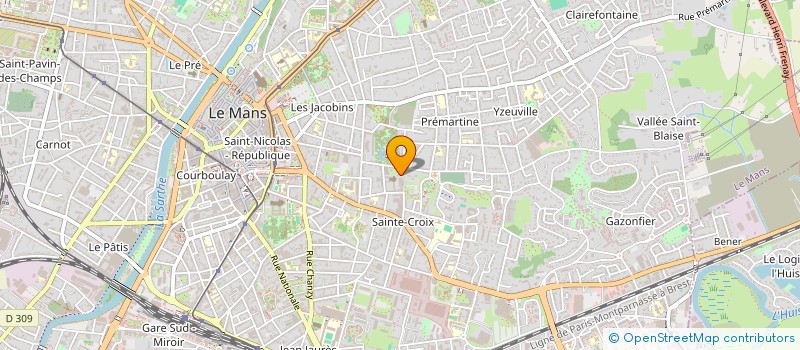 localisation de l'entreprise MONSIEUR CLEMENT LECLERE  LE MANS