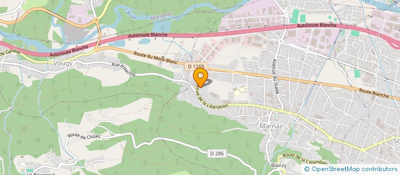 localisation de l'entreprise MONSIEUR CLEMENT LECONTE  MARNAZ