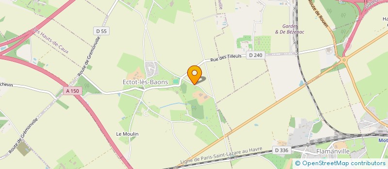 localisation de l'entreprise MONSIEUR CLEMENT LECOUFLE à ECTOT-LES-BAONS