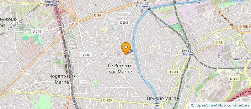 localisation de l'entreprise MONSIEUR CLEMENT LECULLEE à LE PERREUX-SUR-MARNE