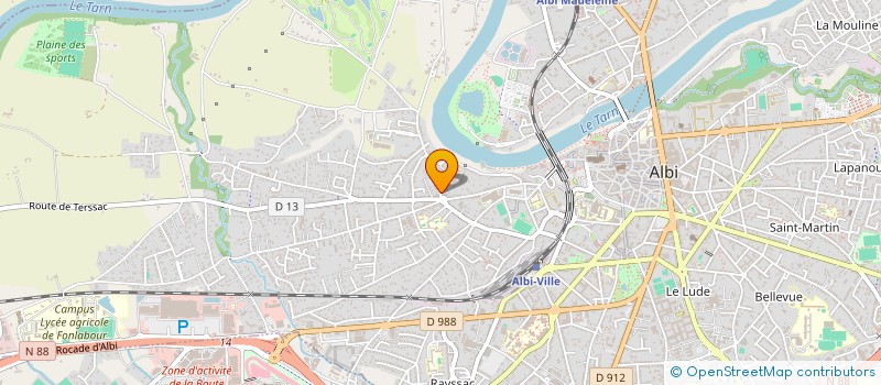 localisation de l'entreprise MONSIEUR CLEMENT LEFAUCONNIER à ALBI