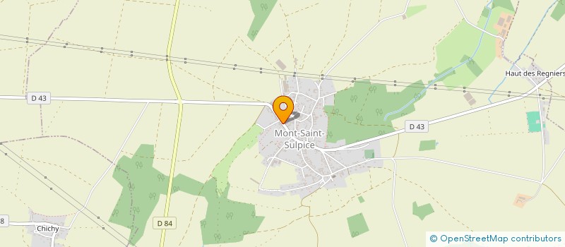 localisation de l'entreprise MONSIEUR CLEMENT LEFEBVRE  MONT-SAINT-SULPICE