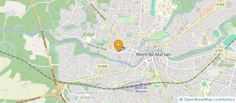 localisation de l'entreprise MONSIEUR CLEMENT LEFORT  MONT-DE-MARSAN