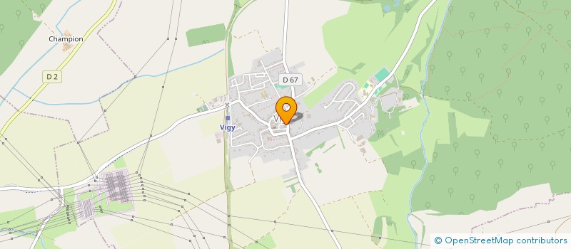 localisation de l'entreprise MONSIEUR CLEMENT LEGRAND  VIGY