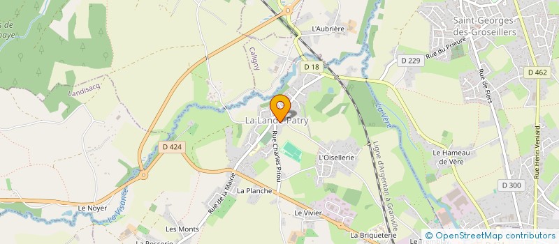 localisation de l'entreprise MONSIEUR CLEMENT LEGRAND à LA LANDE-PATRY