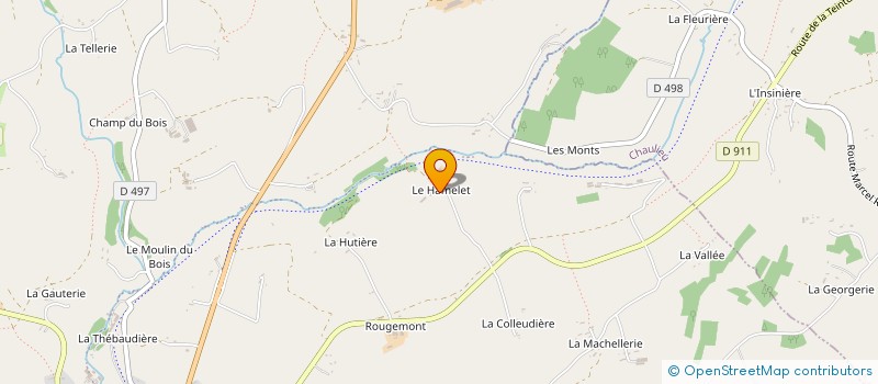 localisation de l'entreprise MONSIEUR CLEMENT LEGRAND à SOURDEVAL