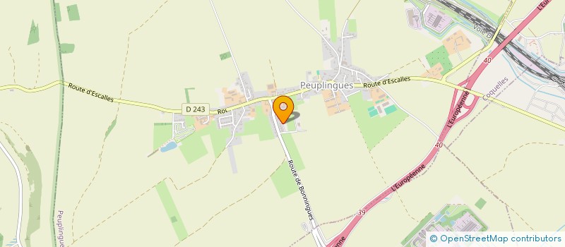 localisation de l'entreprise MONSIEUR CLEMENT LELEU  PEUPLINGUES