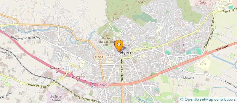 localisation de l'entreprise MONSIEUR CLEMENT LELIEVRE  HYERES