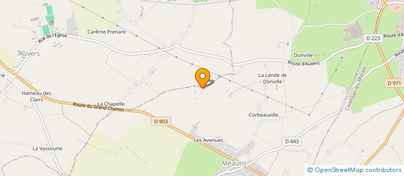 localisation de l'entreprise MONSIEUR CLEMENT LELOUP à MEAUTIS