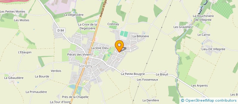 localisation de l'entreprise MONSIEUR CLEMENT LEMAIRE  SORIGNY