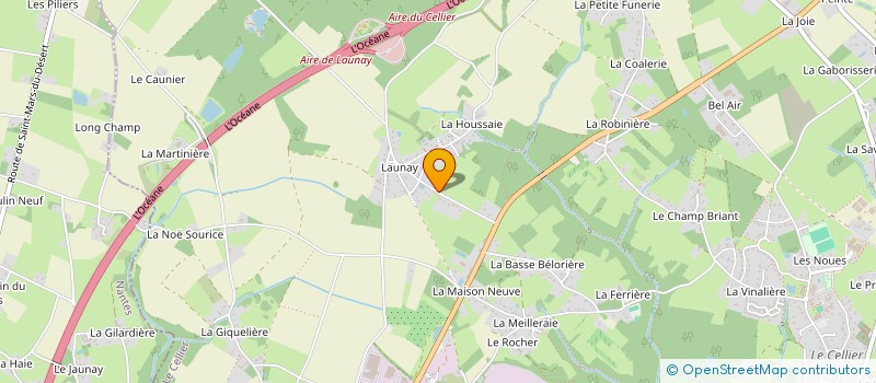 localisation de l'entreprise MONSIEUR CLEMENT LEMERCIER  LE CELLIER