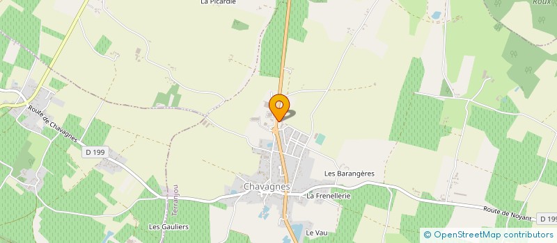 localisation de l'entreprise MONSIEUR CLEMENT LEMONNIER  BELLEVIGNE-EN-LAYON