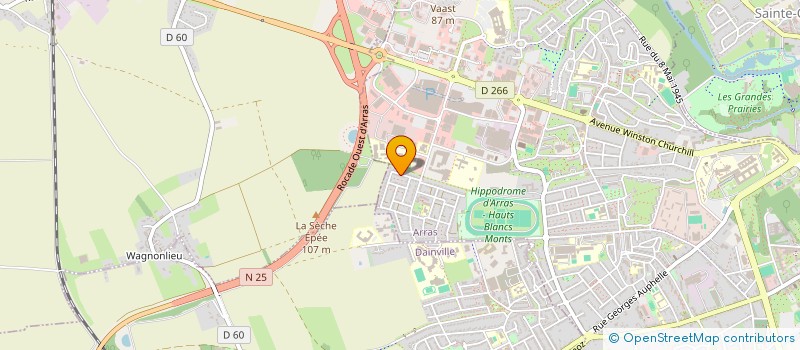 localisation de l'entreprise MONSIEUR CLEMENT LEPAGE à ARRAS