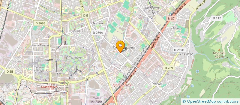 localisation de l'entreprise MONSIEUR CLEMENT LEPAGE à SAINT-MARTIN-D'HERES