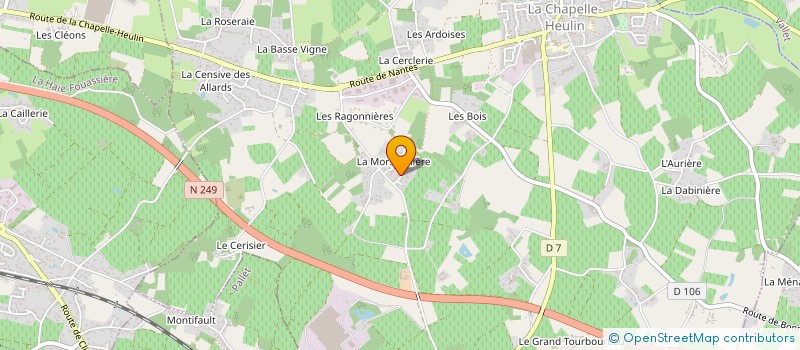 localisation de l'entreprise MONSIEUR CLEMENT LEPAGE  LE PALLET