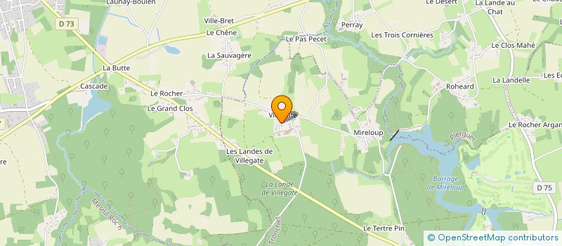 localisation de l'entreprise MONSIEUR CLEMENT LERETRAIT  LE TRONCHET