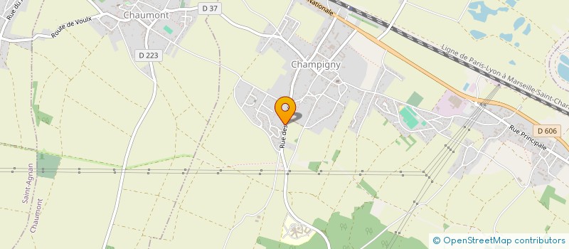 localisation de l'entreprise MONSIEUR CLEMENT LERIQUIER  CHAMPIGNY