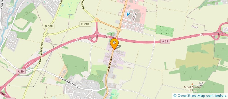 localisation de l'entreprise MONSIEUR CLEMENT LEROUX à DURY