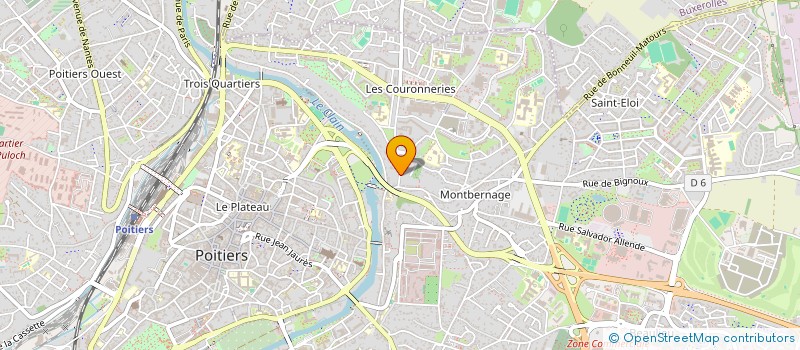 localisation de l'entreprise MONSIEUR CLEMENT LEROY à POITIERS