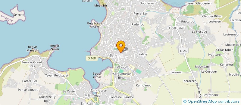 localisation de l'entreprise MONSIEUR CLEMENT LESCOP  PLOUDALMEZEAU