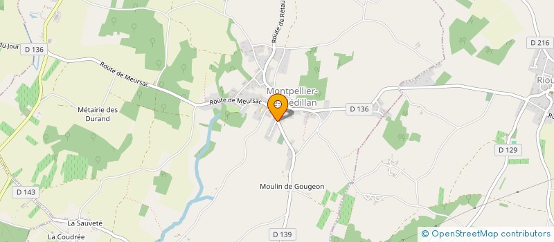 localisation de l'entreprise MONSIEUR CLEMENT LESUISSE  MONTPELLIER-DE-MEDILLAN