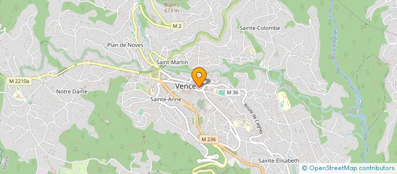 localisation de l'entreprise MONSIEUR CLEMENT LESUR à VENCE