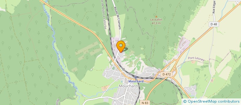 localisation de l'entreprise MONSIEUR CLEMENT LETOUBLON  MOUCHARD