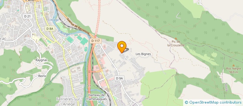 localisation de l'entreprise MONSIEUR CLEMENT LETURGIE à FOIX
