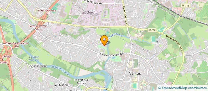 localisation de l'entreprise MONSIEUR CLEMENT LEURENT  VERTOU