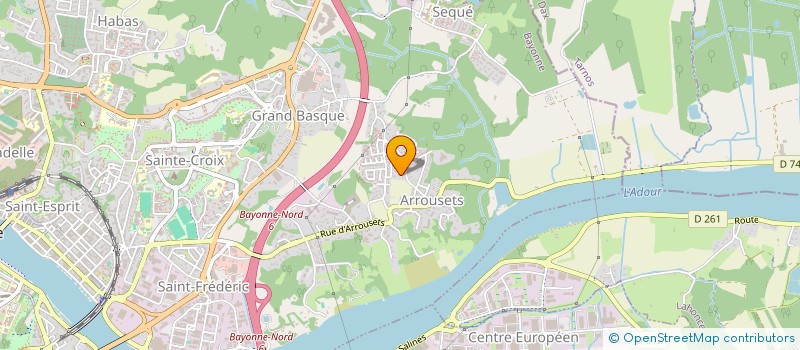 localisation de l'entreprise MONSIEUR CLEMENT LEVET à BAYONNE