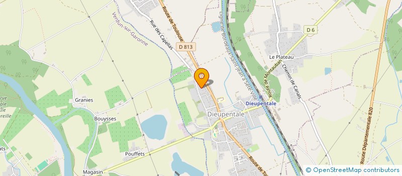 localisation de l'entreprise MONSIEUR CLEMENT LEVI  DIEUPENTALE