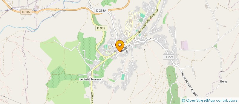 localisation de l'entreprise MONSIEUR CLEMENT LEYRIS  VILLENEUVE-DE-BERG