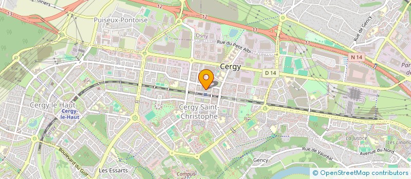 localisation de l'entreprise MONSIEUR CLEMENT LICCOLO  CERGY