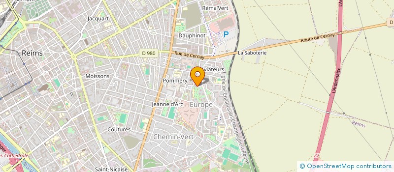 localisation de l'entreprise MONSIEUR CLEMENT LOBJOIS  REIMS