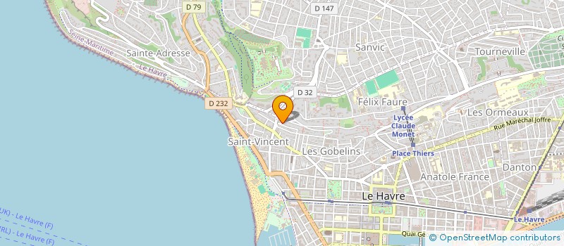 localisation de l'entreprise MONSIEUR CLEMENT LOISEL  LE HAVRE