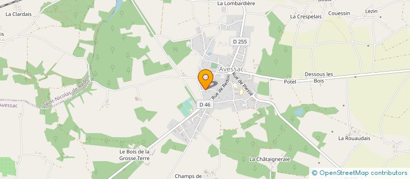 localisation de l'entreprise MONSIEUR CLEMENT LOPES GONCALVES  AVESSAC