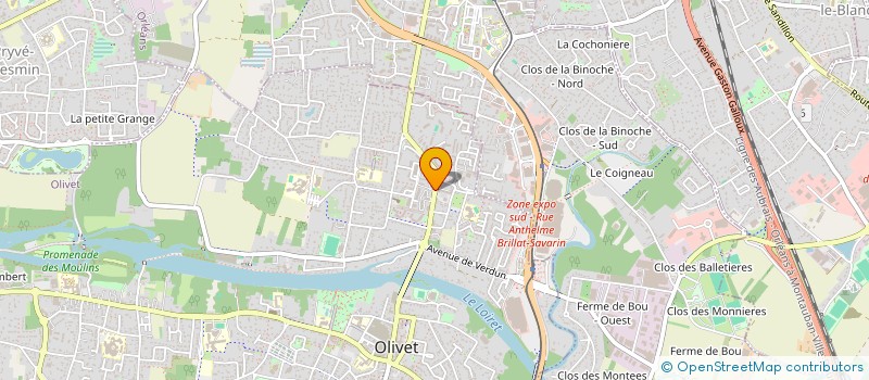 localisation de l'entreprise MONSIEUR CLEMENT LOPEZ à OLIVET