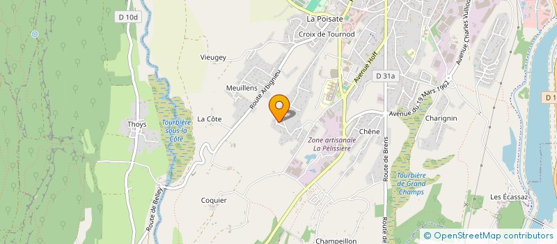 localisation de l'entreprise MONSIEUR CLEMENT LORES  BELLEY