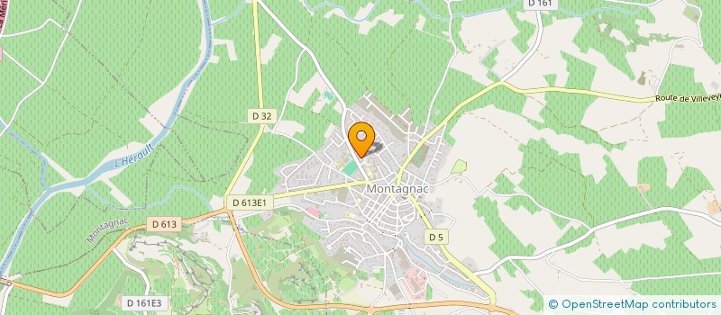 localisation de l'entreprise MONSIEUR CLEMENT LOUAT  MONTAGNAC