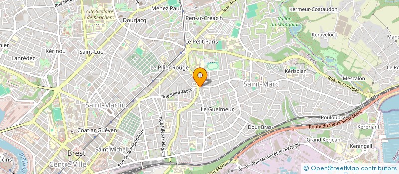 localisation de l'entreprise MONSIEUR CLEMENT LOUERAT à BREST