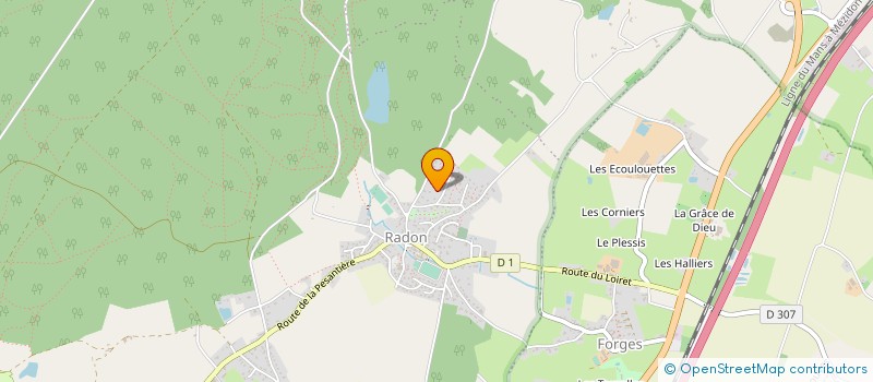 localisation de l'entreprise MONSIEUR CLEMENT LURSON à ECOUVES