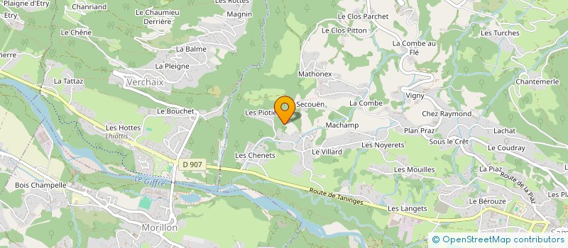 localisation de l'entreprise MONSIEUR CLEMENT LUTAUD à SAMOENS